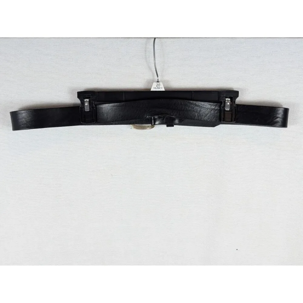 Justin Boots Black Leather Belt 42 inches